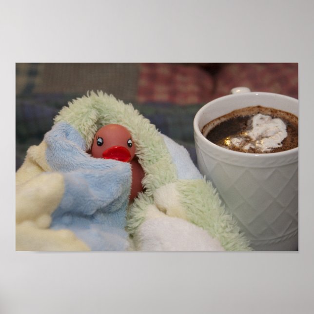 Póster Una Noche Acogedora de Pato (Frente)