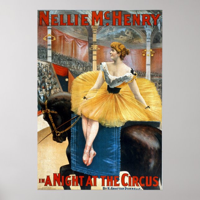 Póster Una noche en el Circus Matte Print (Frente)