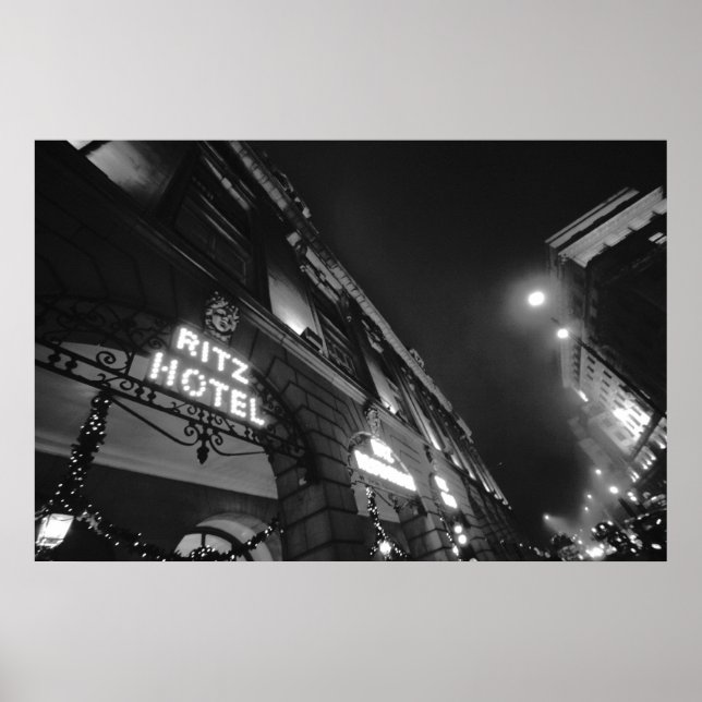 Póster Una noche en el Ritz (Frente)