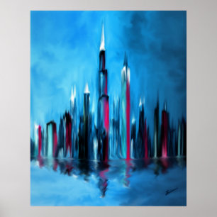 Póster Una noche en la ciudad