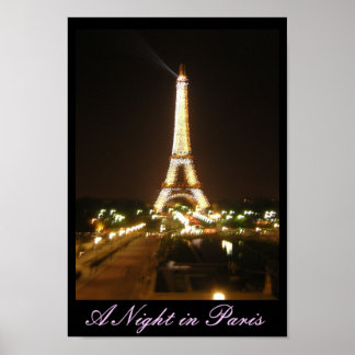 Póster Una noche en París