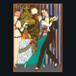 Póster Una noche en un Poster Art Deco de París decente<br><div class="desc">Una noche en el poster de París Decadente. Impresión Art Déco de 1914. El artista francés Georges Barbier fue uno de los grandes ilustradores que trabajó en París, Francia, en los años 20. Con frecuencia representaba escenas de la vida nocturna parisina. Una noche en el decadente París cuenta con una...</div>
