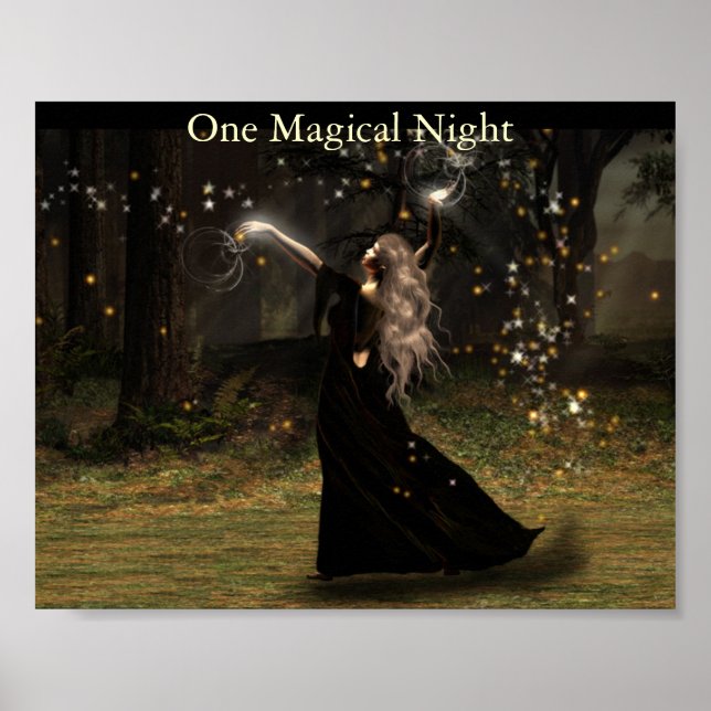 Póster Una noche mágica (Frente)