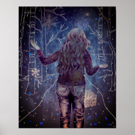 Póster Una noche nevada