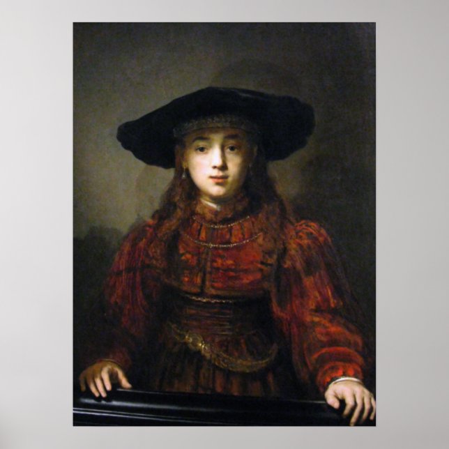 Póster Una novia judía - Rembrandt - 1641 (Frente)
