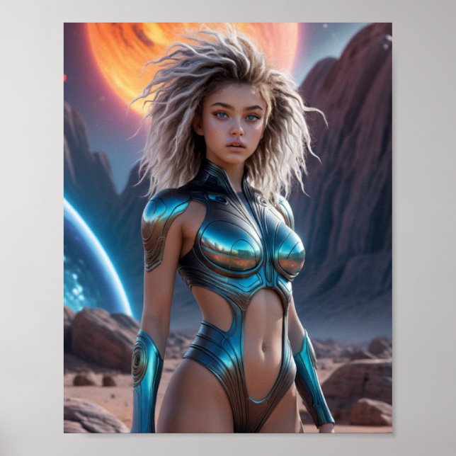 Póster Una nueva vida en Marte (Frente)