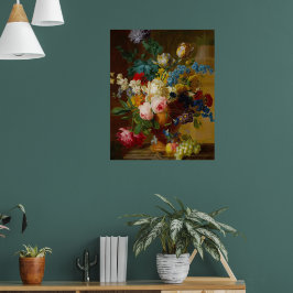 Póster Una obra maestra de flores eterna