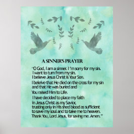 Póster Una oración de Sinner