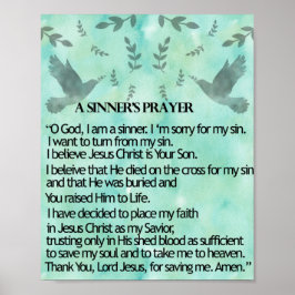 Póster Una oración de Sinner