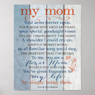 Póster Una oración para mi mamá