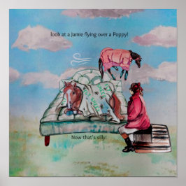 Póster una página del libro, arranque de mosca