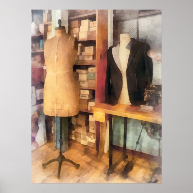 Póster Una pareja de maniquíes (Frente)