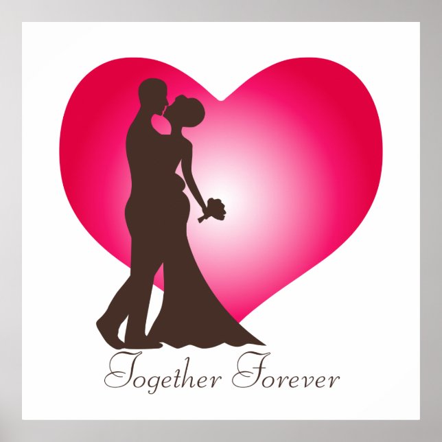 Póster Una pareja recién casada (Frente)