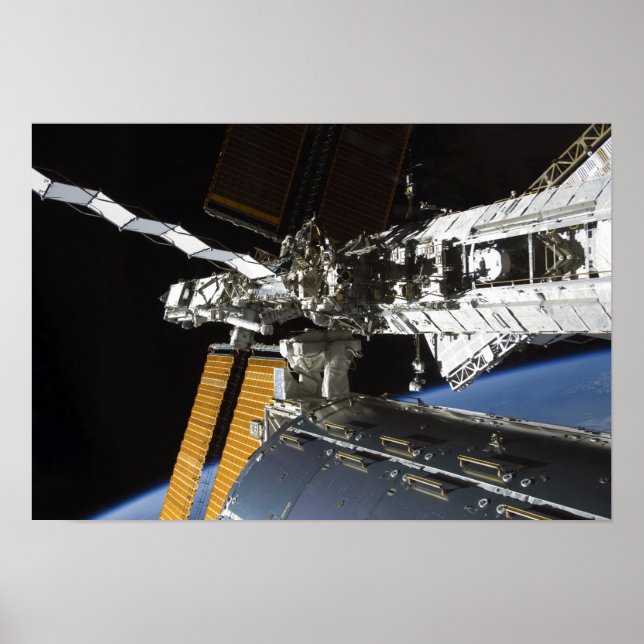 Póster Una parte del laboratorio Columbus (Frente)