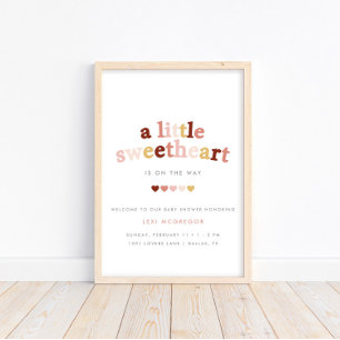 Póster Una pequeña bienvenida de San Valentín