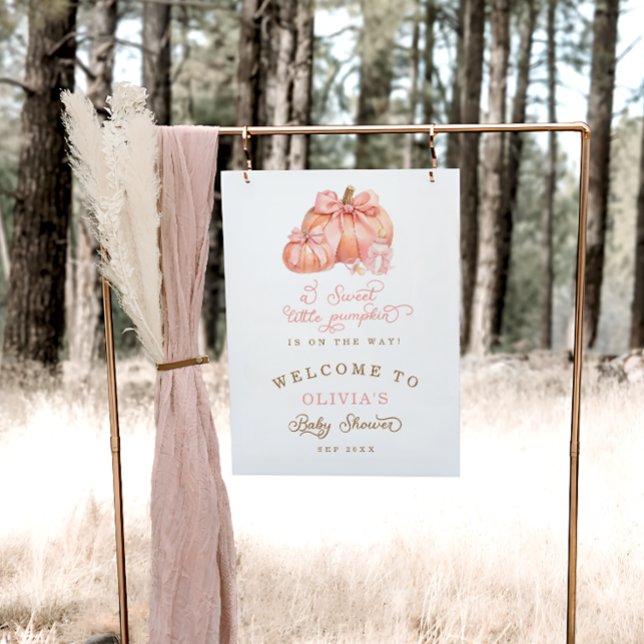 Póster Una Pequeña Calabaza Está En El Camino De La Bienv (Subido por el creador)
