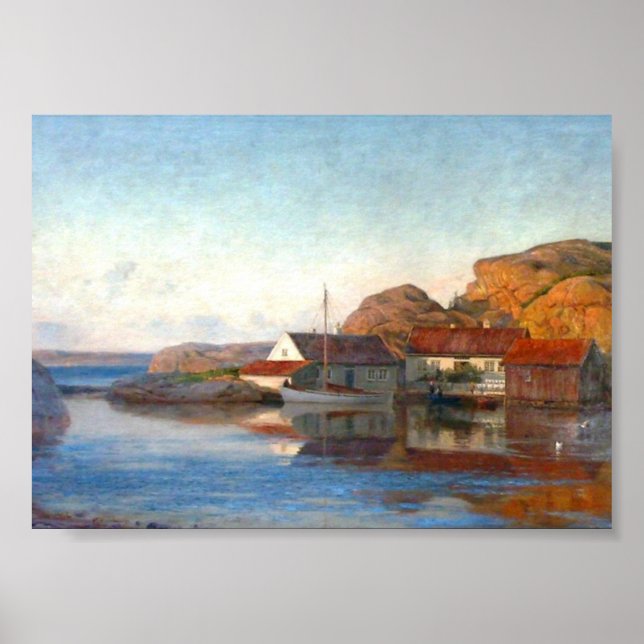 Póster Una pequeña entrada noruega (Frente)