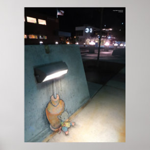 Póster Una pequeña lectura de luz