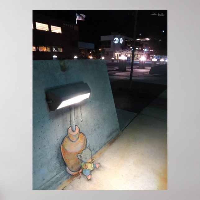 Póster Una pequeña lectura de luz (Frente)