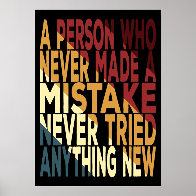 Póster Una persona que nunca cometió un error (Frente)