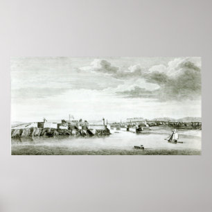 Póster Una perspectiva del castillo de Moro y de la