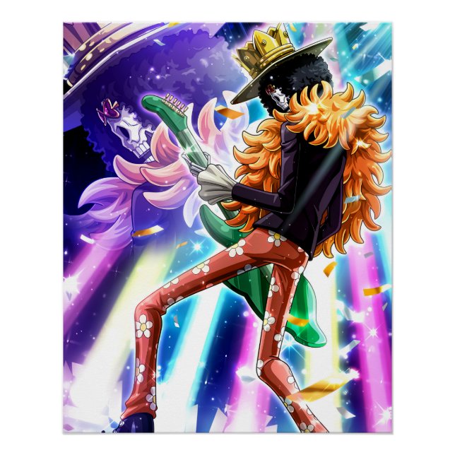 Póster Una pieza Brook (Anverso)