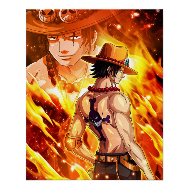 Póster Una pieza , Law , Luffy y Capitán Kid (Anverso)
