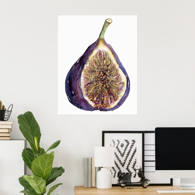 Póster Una pintura de higo (Oficina en casa)