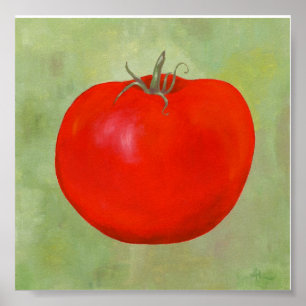 Póster Una pintura de tomate