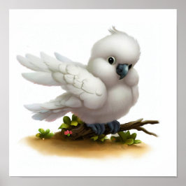 Póster Una pintura digital de un cutáneo maculano