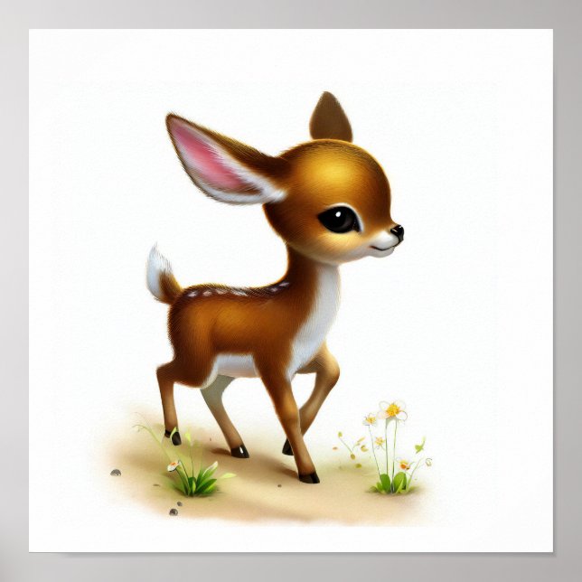 Póster Una pintura digital de un joven impío (Frente)