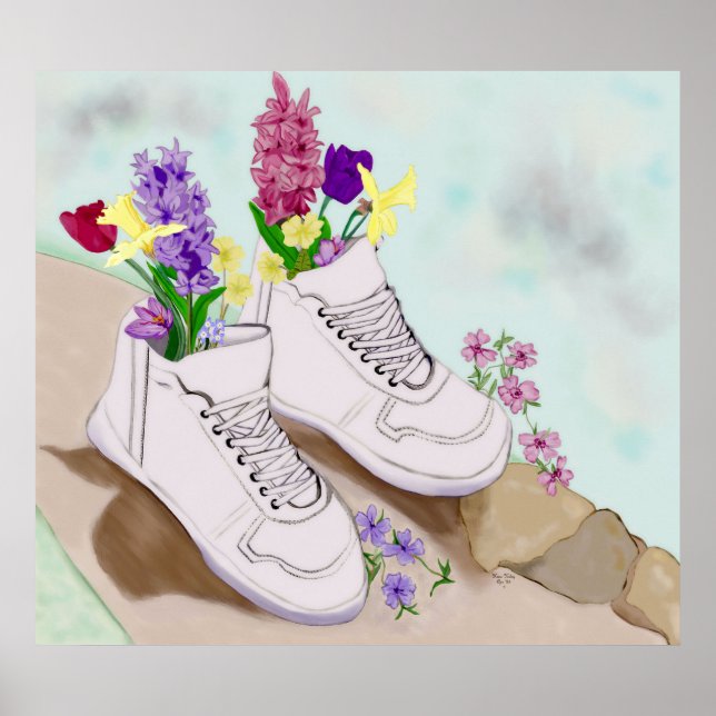 Póster Una primavera en tu paso (Frente)