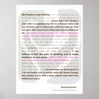 Póster Una promesa a mi hijo