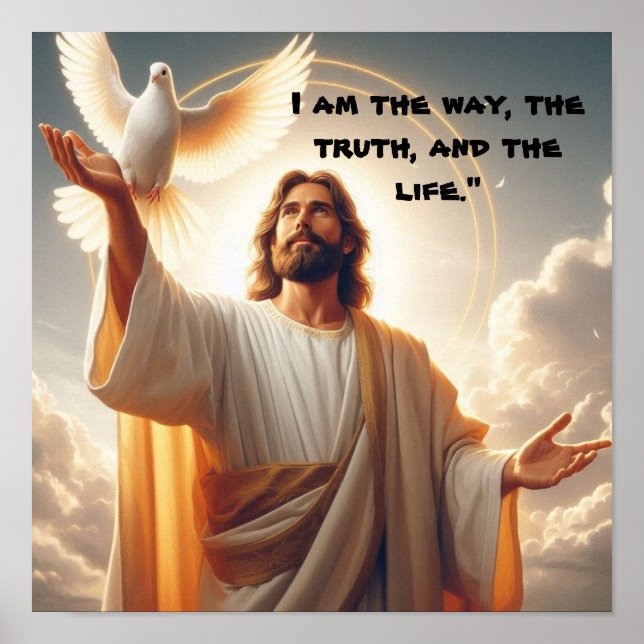 Póster Una promesa de Jesús poster: (Frente)