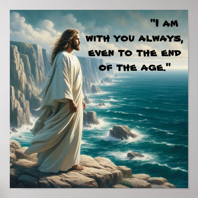 Póster Una promesa de Jesús poster: (Frente)