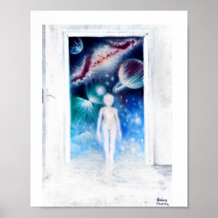 Póster Una puerta abierta al universo