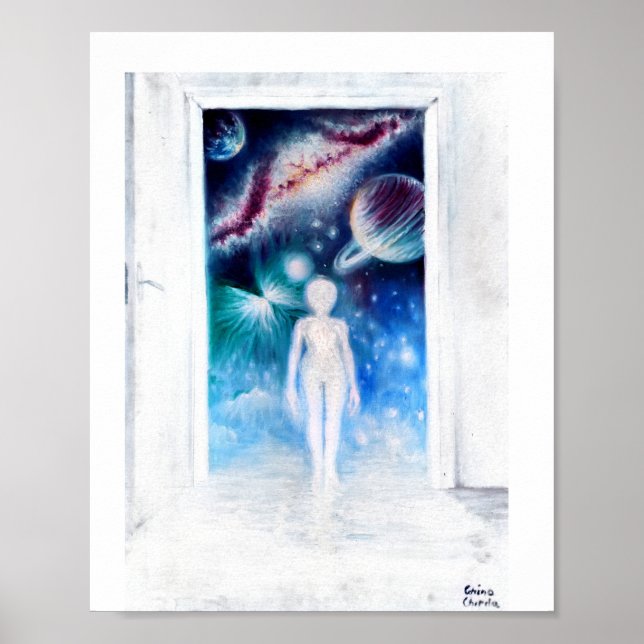 Póster Una puerta abierta al universo (Frente)