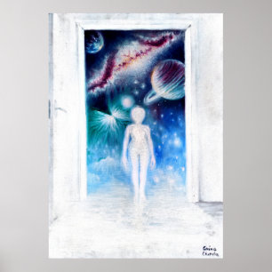Póster Una puerta abierta al universo