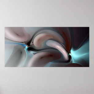 Póster Una pulgada de azul
