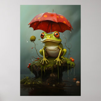 Póster Una rana