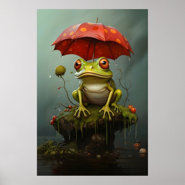 Póster Una rana (Frente)
