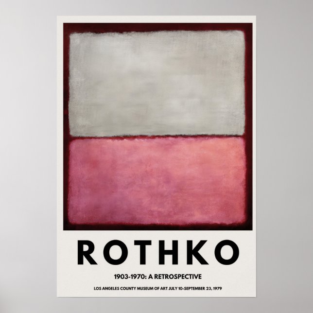 Póster Una retrospectiva 1 (Frente)