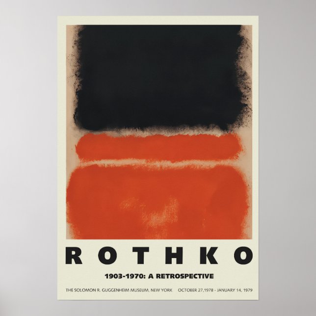Póster Una retrospectiva 2 (Frente)