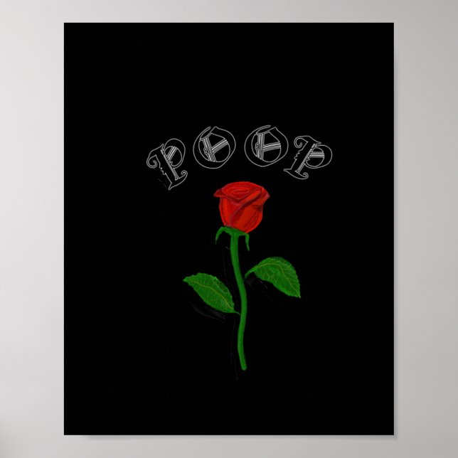 Póster Una rosa  (Frente)