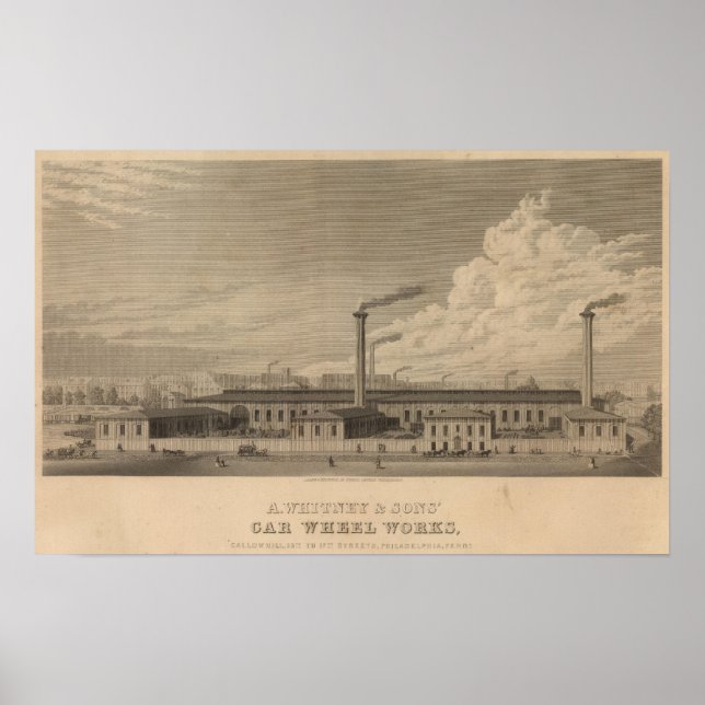 Póster Una rueda de coche de Whitney y los hijos funciona (Frente)