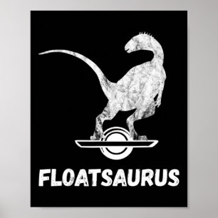 Póster Una rueda Retro Patineta Eléctrica Float Brachios