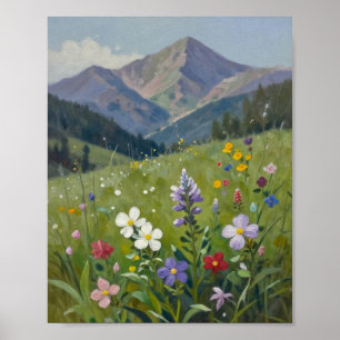 Póster Una sinfonía de flores silvestres: Radiancia estiv