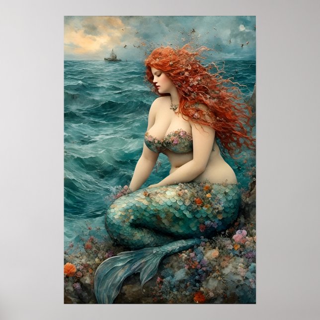 Póster Una sirena espléndida (Frente)