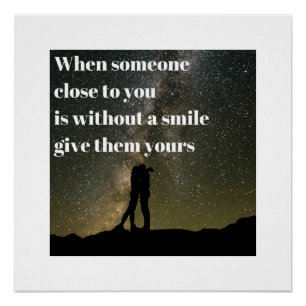 Póster Una sonrisa