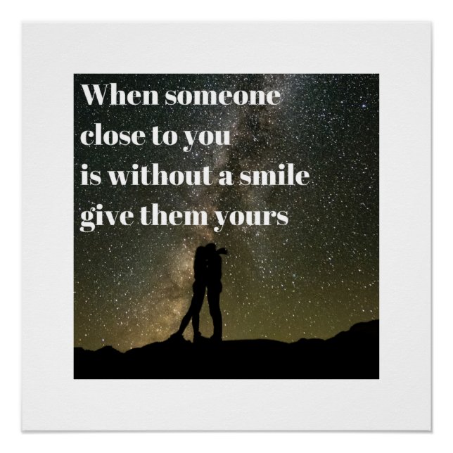 Póster Una sonrisa (Anverso)